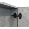 Зеркало-шкаф Comforty Франкфурт 00-00006504CF 90х80 подвесной цвет серый