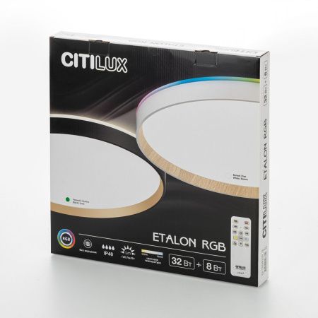 Светильник потолочный музыкальный Citilux Etalon (Еталон) CL750401R