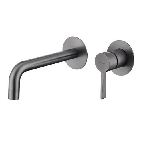 Смеситель для раковины Splenka S221 S221.11.09 настенный графит - фото 2