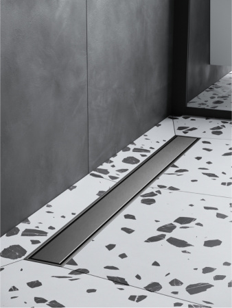 Душевой лоток BelBagno MARINO BB-LD-MARINO-60-GM 65х10 оружейная сталь