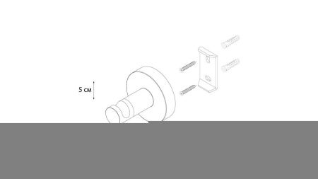 Крючок для ванной Fixsen Comfort chrome FX-85005