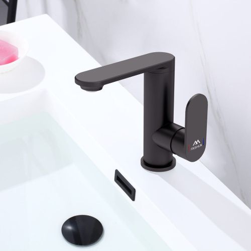 Смеситель Fashun A8885-7 на раковину черный - фото 4