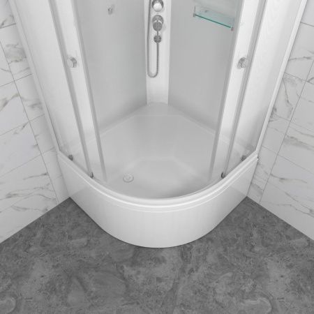 Душевая кабина Тритон Лайт Щ0000061838 90х90 четверть круга с крышей ориентация универсальная