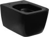 Чаша унитаза подвесная Allen Brau Liberty 4.33007.31 цвет черный без сиденья безободковая каскадный смыв