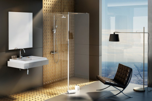 Душевой уголок Ravak Walk-In GW1CG7C00Z1 120x200 стекло прозрачное профиль хром без поддона - фото 2