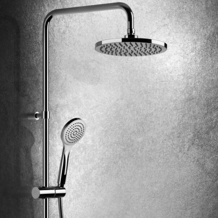 Душевая стойка Gessi Minimalistic Shower 35177#031 настенная хром