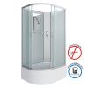 Душевая кабина Niagara Classic 23101424RBK 120х80 асимметричная без крыши ориентация правая