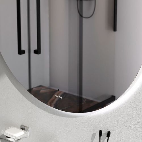 Зеркало с подсветкой Am.Pm X-Joy M85MOX40801S 80х80 подвесное - фото 5