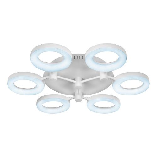Люстра потолочная iLedex Jomo (Джомо) FS-014-X6-(B) 72W WH - фото 2