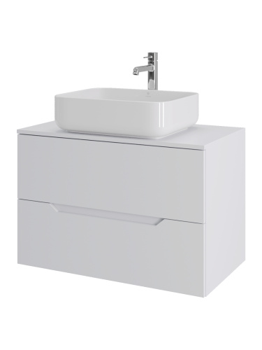Тумба с раковиной Orange Line Li-80TuwMDF+B05-500W 81х46х67,5 - фото 2