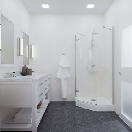 Душевой уголок Тритон Сигма Щ0000056815 100х100 стекло прозрачное профиль хром с поддоном