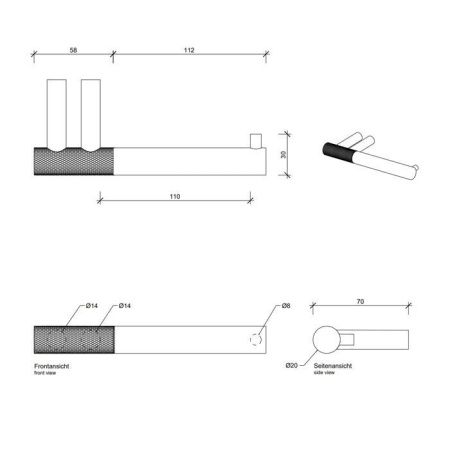 Бумагодержатель Decor Walther Club 0855860