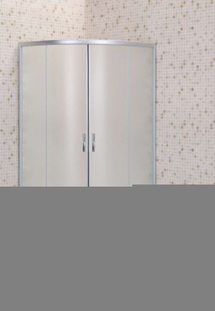 Душевой уголок Loranto CS-8025S 100*100*195 100х100 стекло матовое профиль сатин без поддона