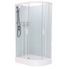 Душевая кабина Frank 418018 100х80 асимметричная без крыши ориентация левая