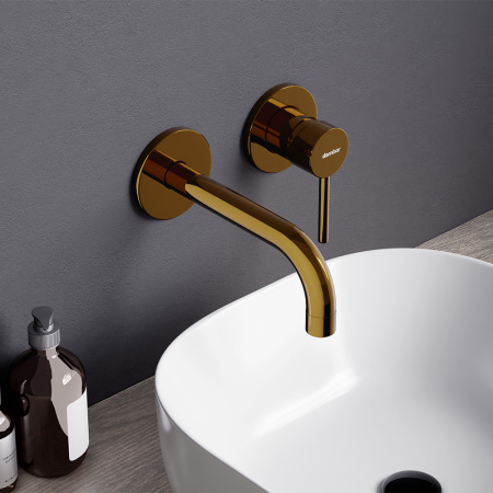 Смеситель Damixa Scandinavian Pure 360260600 встраиваемый в стену золото