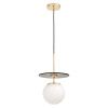 Светильник подвесной Lumina Deco Dalton (Далтон) LDP 7014-1 GD+BK
