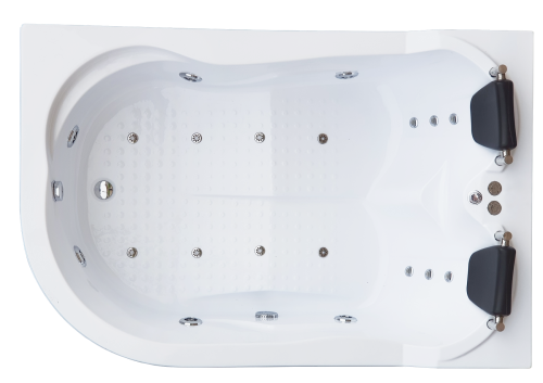 Ванна гидромассажная Royal Bath NORWAY RB331100DL-R 180х120 пристенная угловая асимметричная