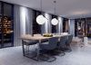 Светильник подвесной Lumina Deco Sorento (Соренто) LDP 1215-300 WT+BK