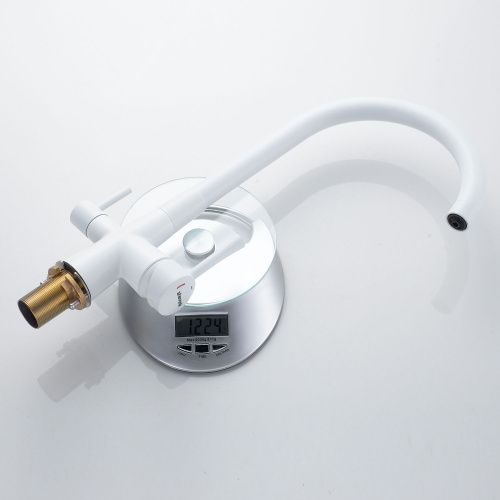 Смеситель для кухни Shevanik S428C на мойку белый - фото 5