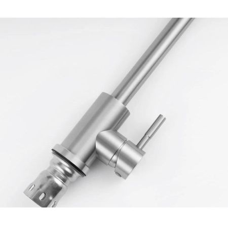 Смеситель для кухни Knotlor STREAMLINE SS-01/1 на мойку нержавеющая сталь