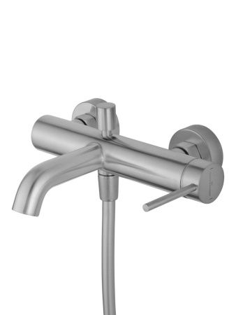Смеситель для ванны и душа Wonzon & Woghand STICK WW-88639017-BN настенный никель