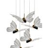 Люстра подвесная Natali Kovaltseva Butterflies (Буттерфлиес) LED LAMPS 81364 GOLD