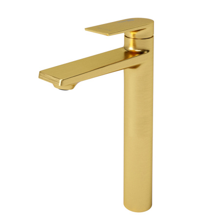 Смеситель WasserKRAFT Aisch 5500 5503H на раковину золото