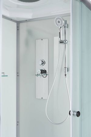 Душевая кабина AvaCan D D2080 80х80 четверть круга с крышей ориентация универсальная