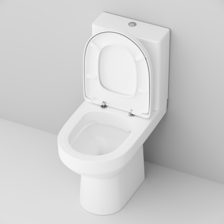 Унитаз напольный с бачком Am.Pm Spirit V2.0 C708600WH белый глянцевый без сиденья безободковый каскадный смыв