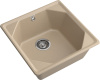 Кухонная мойка Granfest Unique U-500 песочный 50х50 цвет бежевый поверхность матовая