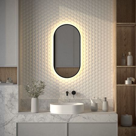 Зеркало с подсветкой Defesto AURA DF 2932R 40х80 подвесное