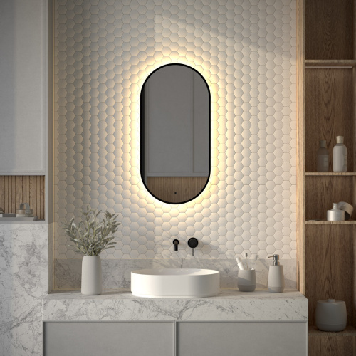 Зеркало с подсветкой Defesto AURA DF 2932R 40х80 - фото 3