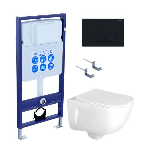 Сет унитаз + инсталляция Aquatek SET AQUATEK ДИВА-015 4в1