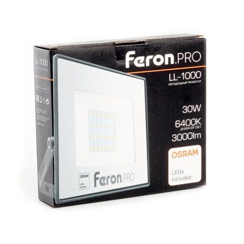 Светодиодный прожектор Feron LL-1000 41539 - фото 2