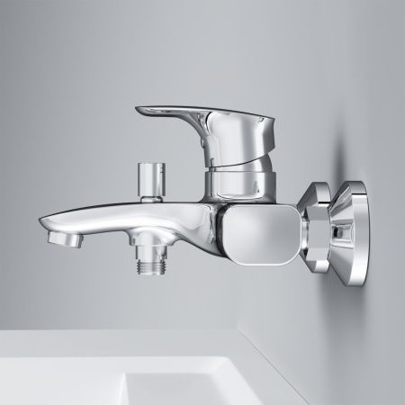 Смеситель для ванны и душа Am.Pm Spirit V2.1 F71A10000 настенный хром