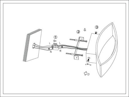 Светильник настенный Designled GW (ГВ) 00-00003024