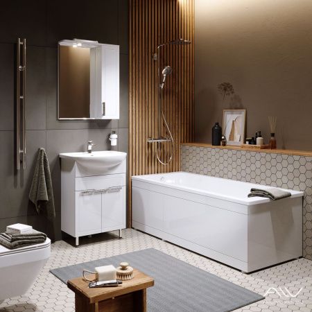 Тумба с раковиной Alavann Vittoria ALV1013000 60х50 напольная цвет белый