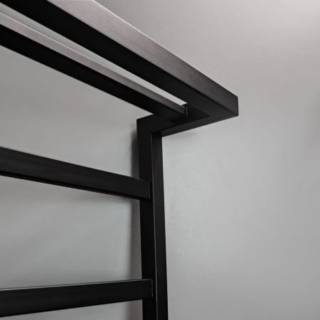 Полотенцесушитель электрический Indigo Forte LEFPF80-50PBRRt 55х80 черный