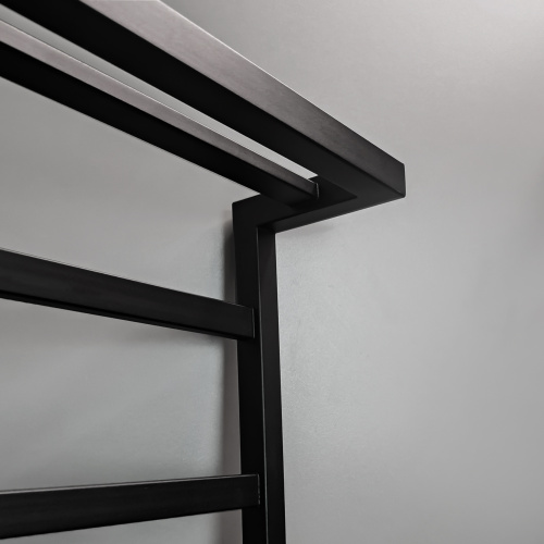 Полотенцесушитель Indigo Forte LEFPF80-50PBRRt 53х80 электрический черный муар - фото 4