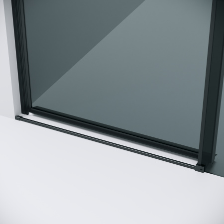 Душевая дверь Grossman Classic 100.K33.04.130.21.10 130х195 стекло тонированное профиль черный матовый