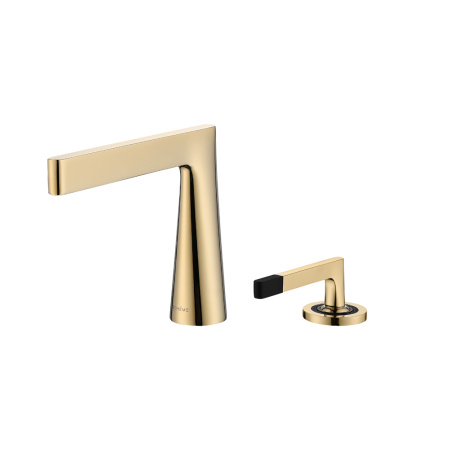 Смеситель Boheme Duo 161-G на раковину/столешницу золото