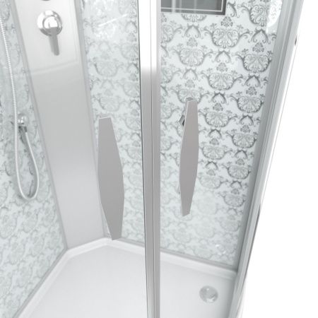 Душевая кабина Niagara Luxe 7715WBK 90х90 четверть круга без крыши ориентация универсальная