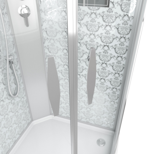 Душевая кабина Niagara Luxe 7715WBK 90х90 четверть круга - фото 3