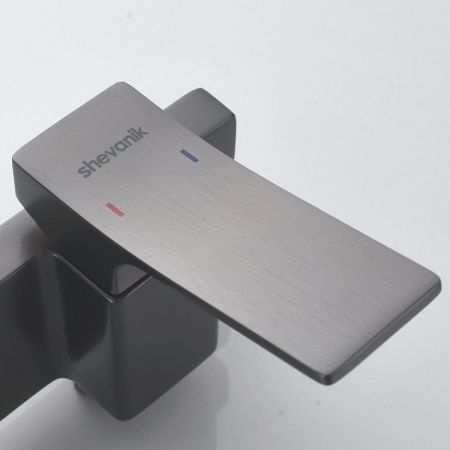 Гигиенический душ со смесителем Shevanik S6105T-1 оружейная сталь