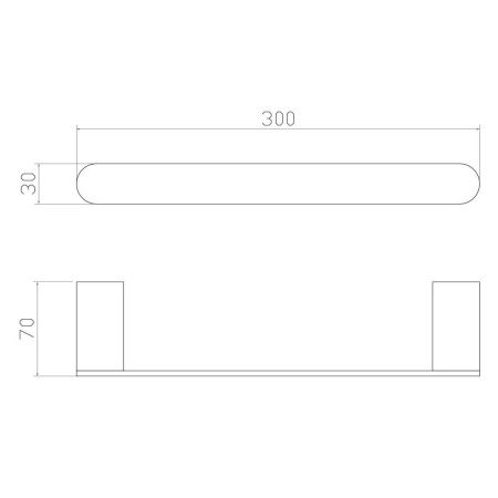 Полотенцедержатель (кольцо) Wonzon & Woghand Carbon WW-7713