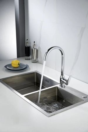 Смеситель для кухни Knotlor PULSE KN-51 на мойку хром