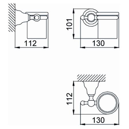 Стакан Cisal Croisette 4020.01H.BA