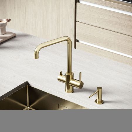 Смеситель для кухни Sancos Vela SC4013BG на мойку золото