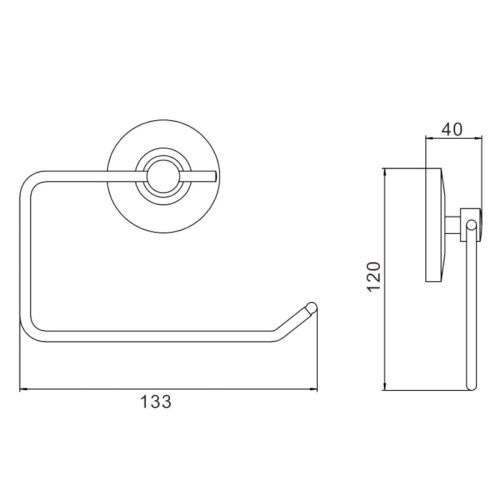 Бумагодержатель Savol S-007152 - фото 3
