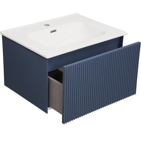 Тумба под раковину La Fenice Terra FNC-01-TER-BG-60 60х50 подвесная цвет синий